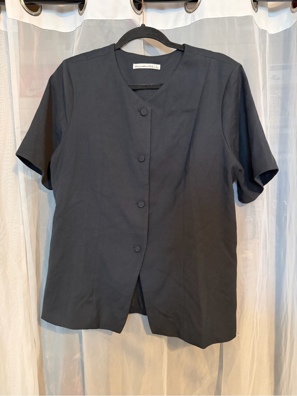 Abercrombie & Fitch Short-Sleeve Tailored Vest Top